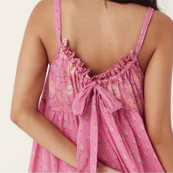 Spell Utopia Pink and Orange Maxi Dress - Picture 3 of 10